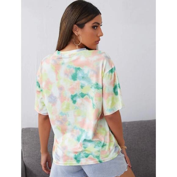 Better days ahead positive vibes graphic tie dye tshirt xs - Picture 4 of 5